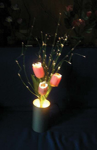 TLY005PINK Тюльпаны оптоволоконные  розовые